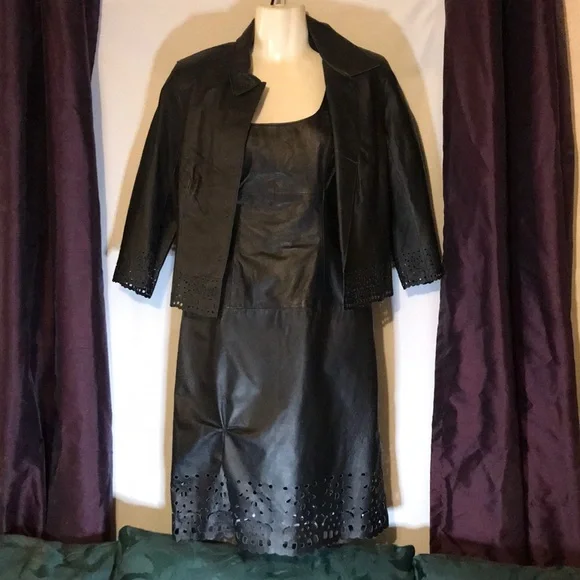 newport news leather dress Newport News Dresses Leather for sale